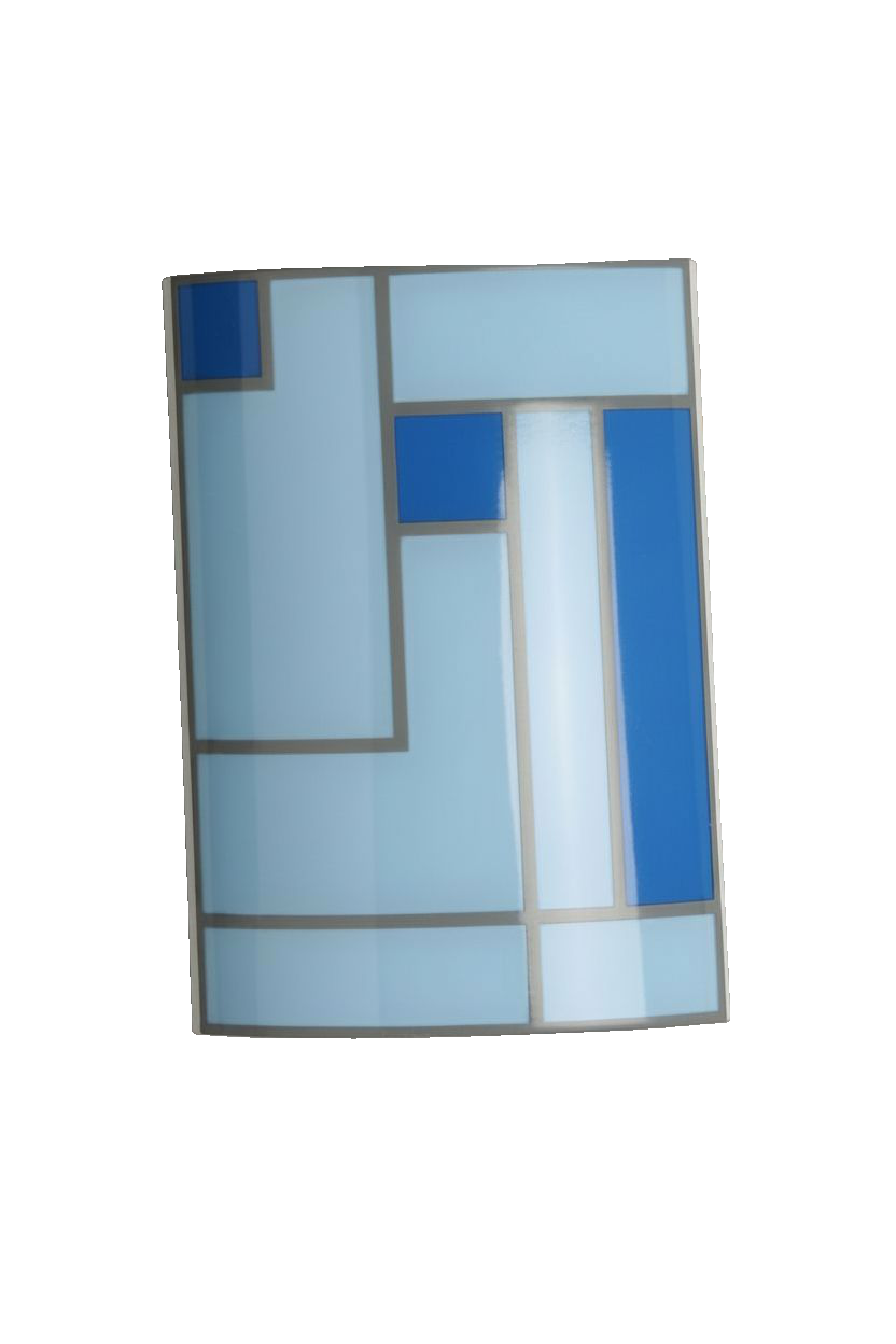 Vetrata Blauw – Hitech Studio, Wandlamp – Hitech Curaçao